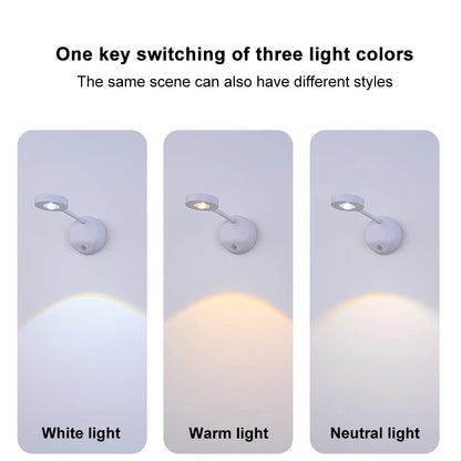 Motion Sensor Night Light Wireless USB LED | Kitchen Bedroom Living Room Wall Lamp | Indoor Lighting USB Rechargeable
