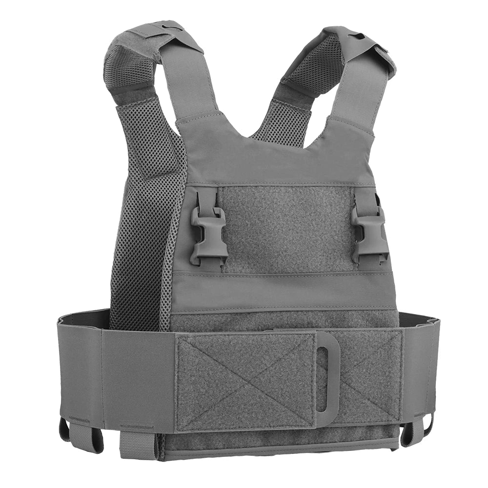 FCPC Tactical Vest Ferro – Lightweight Folding Airsoft Plate Carrier with Breathable Design, Portable Hunting Mag Pouch & Army Equipment