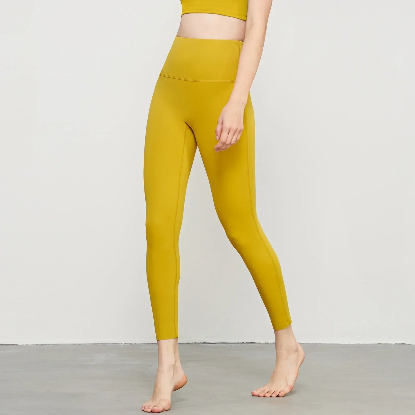 Women’s Lycra Four-Way Stretch Yoga Pants – High Waist Seamless Sports Leggings, T-Line Free Gym Fitness Wear