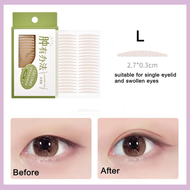 960PCS Invisible Double Eyelid Tape Stickers – Long-Lasting Clear & Beige Self-Adhesive Eye Lift Tools