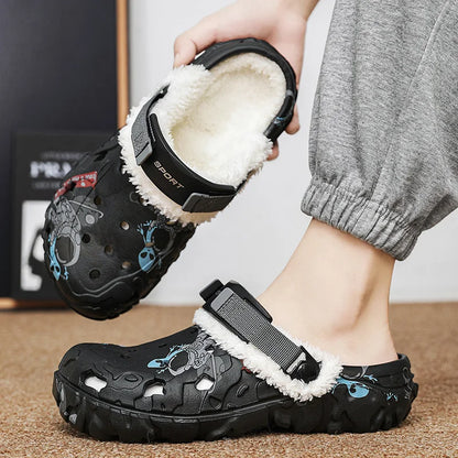 Men’s & Women’s Winter Slippers – Soft Plush Indoor, Non-Slip Removable Sandals, Big Size 47