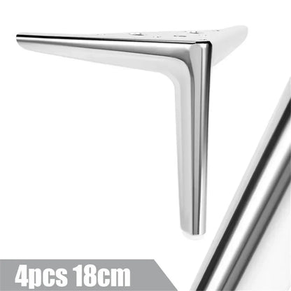 4Pcs Metal Furniture Legs – Heavy-Duty Feet for TV Stand, Sofa, Cabinet & Table, 800KG Load Capacity