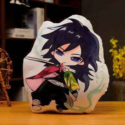 Demon Slayer Kimetsu no Yaiba Plush Cushion – Anime Dakimakura Pillow Tanjiro Nezuko Zenitsu Inosuke Kawaii Doll