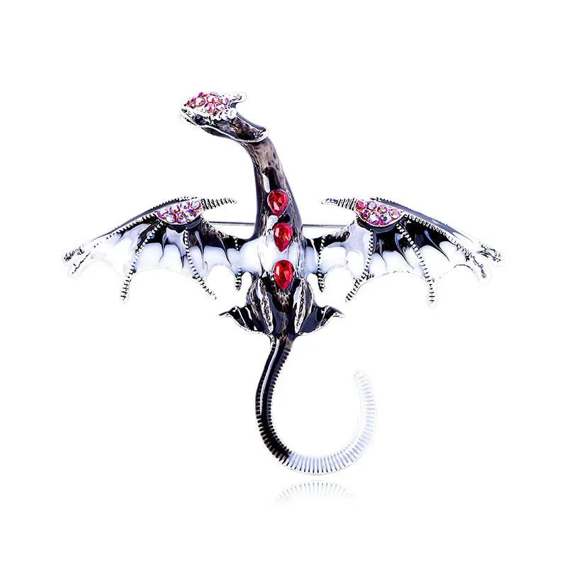 Fly Dragon Enamel Lapel Pins - Brooch for Jeans, Backpacks | Jewelry Clothing Badges | Wedding Gift & DIY Decor for Men