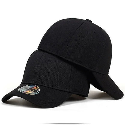 Men's Baseball Cap - Breathable Mesh Fitted Trucker Hat for Outdoor Sports & Sun Protection