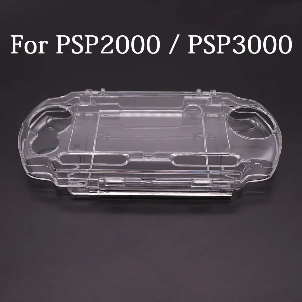 Clear Crystal Hard Shell Case for PS Vita & PSP | Transparent Protective Cover for PSV 1000/2000/3000