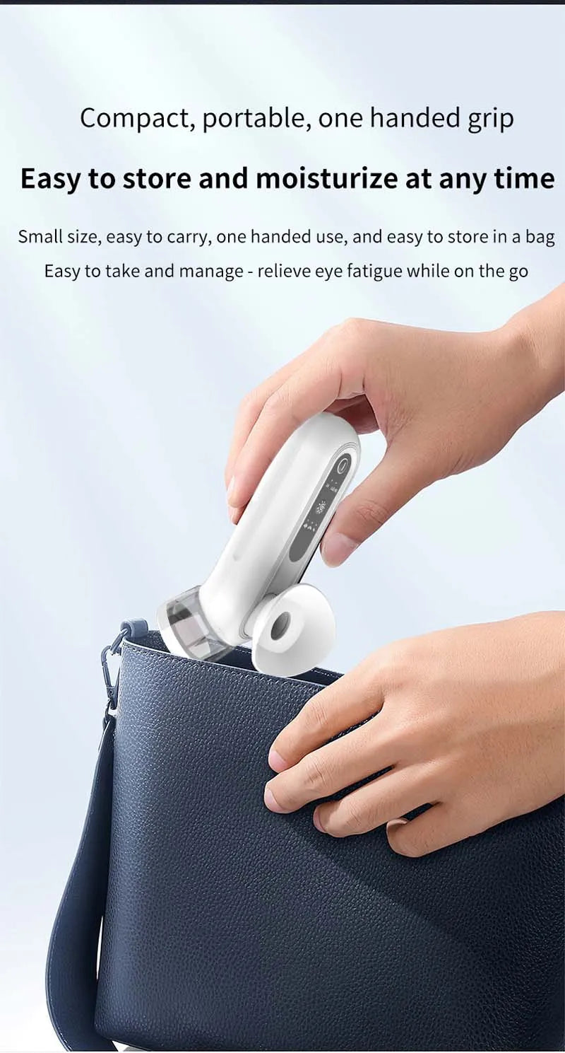 Portable Nano USB Eye Mist Sprayer – Ionic Warm Compress Humidifier for Eye Care & Dry Eye Relief