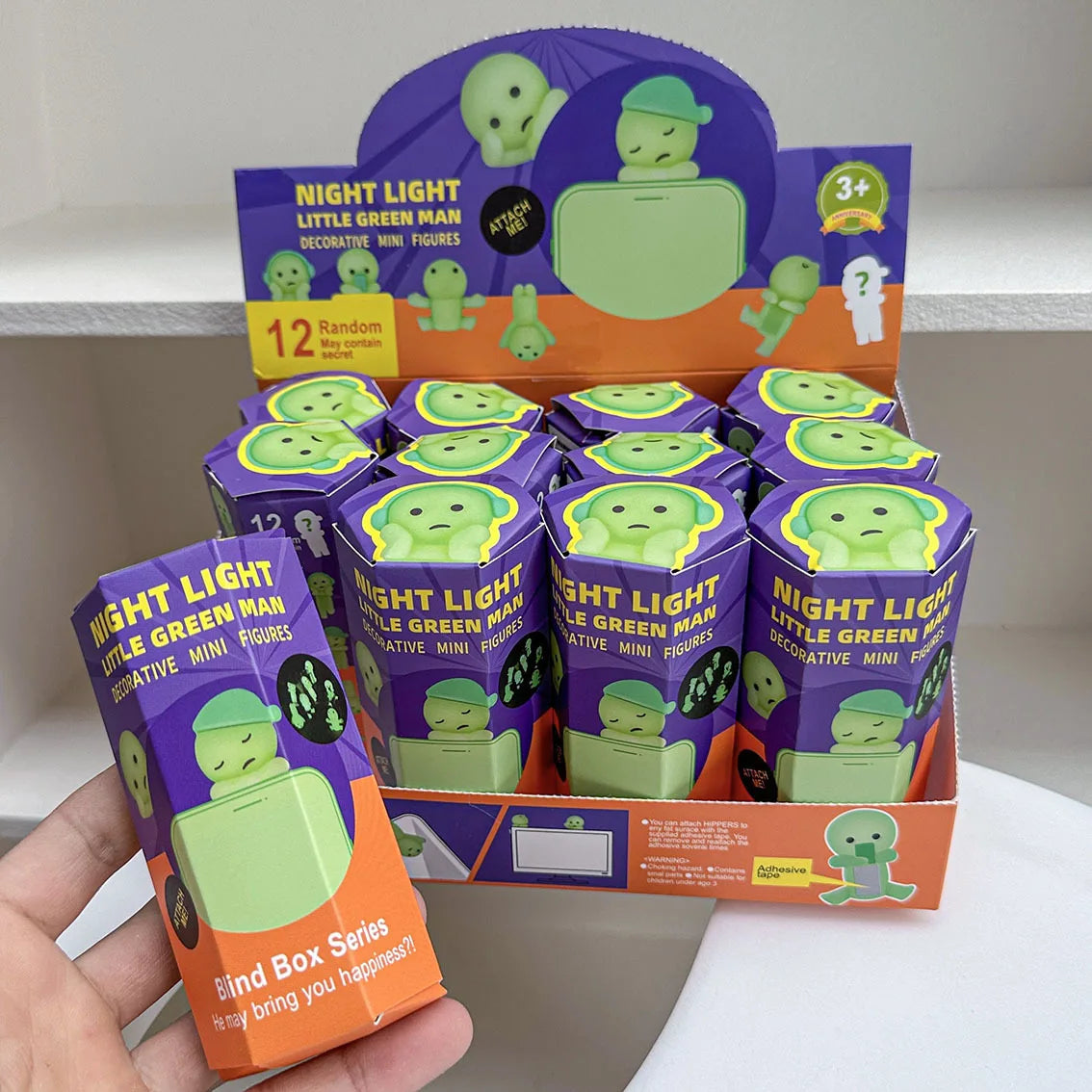 12PCS Surprise Blind Box Cartoon Character Dolls – Cute Model Toy Figures for Mobile, Car & Desktop Decoration Gift