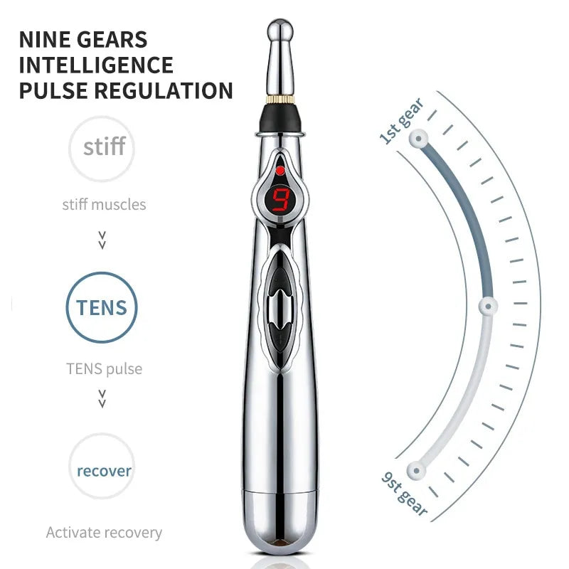 Electronic Acupuncture Pen - Meridian Energy Massage Pen | Acupuncture Point Meridian Pen for Pain Relief
