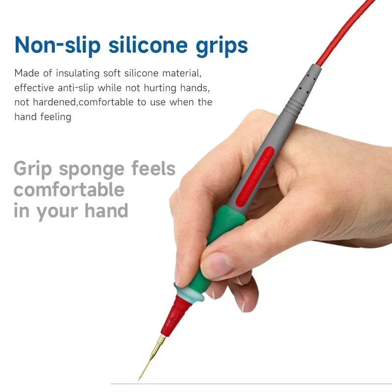 XZZ XINZHIZAO P2 Extra Sharp Multimeter Probe – 1000V 20A Super Conductive Replaceable Probe Tip Pen