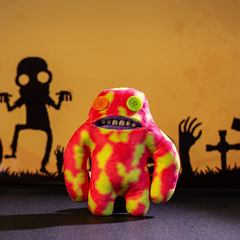 20CM Funny Ugly Monster Plush Doll - Cute Big-Toothed Stuffed Toy for Halloween, Collectors, and Gifts