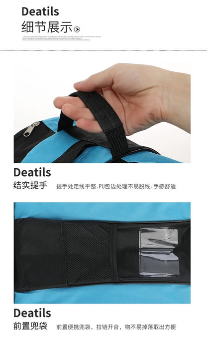 Portable Roller Skates Bag – Large Capacity Breathable Storage for Kids’ Inline & Ice Skates