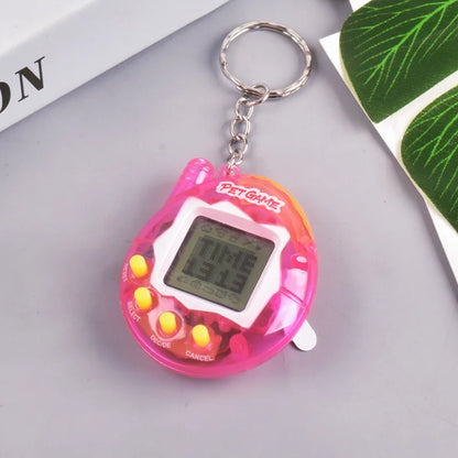 Transparent Electronic Tamagotchi – 168 Pets in One Virtual Cyber Digital Toy, Nostalgic Pixel Fun Play