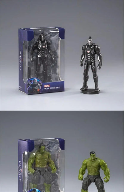 ZD Toys Avengers Legends Action Figures – Iron Man, Spider-Man, Thor, Captain America, Thanos, Hulk, War Machine Gift Set