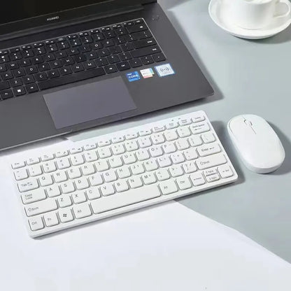 2.4G Wireless Mini Keyboard and Mouse Combo – Portable Set for Notebook, Laptop, Mac, PC, Smart TV & PS4