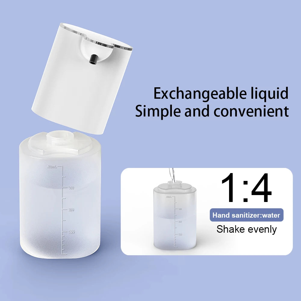 Automatic Touchless Foam Soap Dispenser - Type-C Charging High Capacity Smart Liquid Soap Dispenser with Adjustable Switch