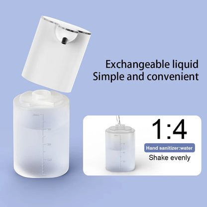 Automatic Touchless Foam Soap Dispenser - Type-C Charging High Capacity Smart Liquid Soap Dispenser with Adjustable Switch