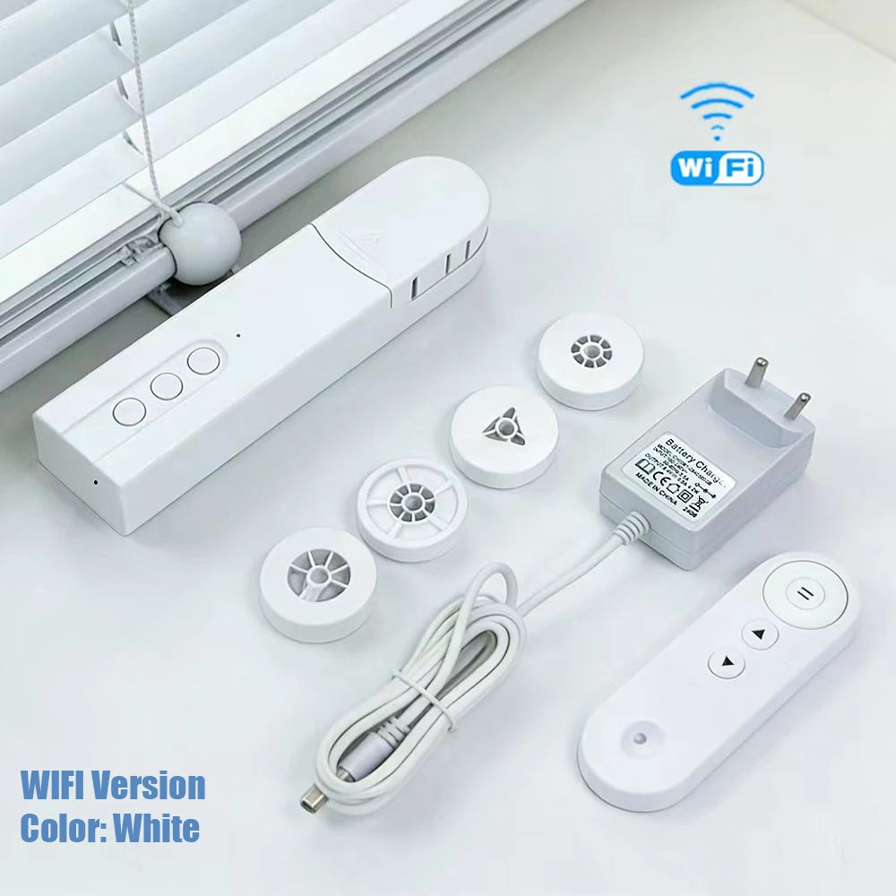 WiFi Smart Motorized Roller Blinds Motor – Tuya Zigbee App Control Automatic Curtain Lifting Drive for Shades & Shutters