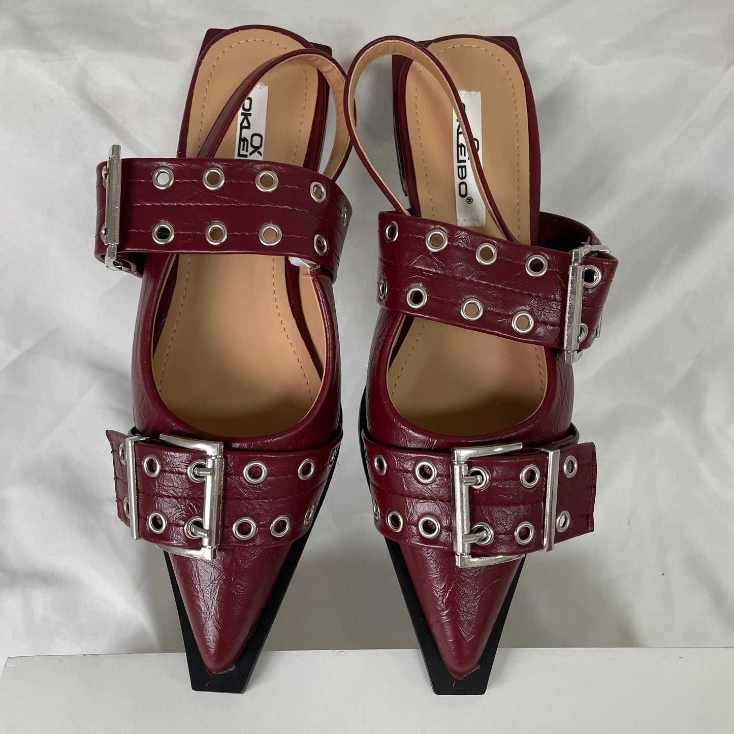 Women’s Pointed Toe Slingback Sandals – 2025 Spring Fashion Flats, Large Sizes