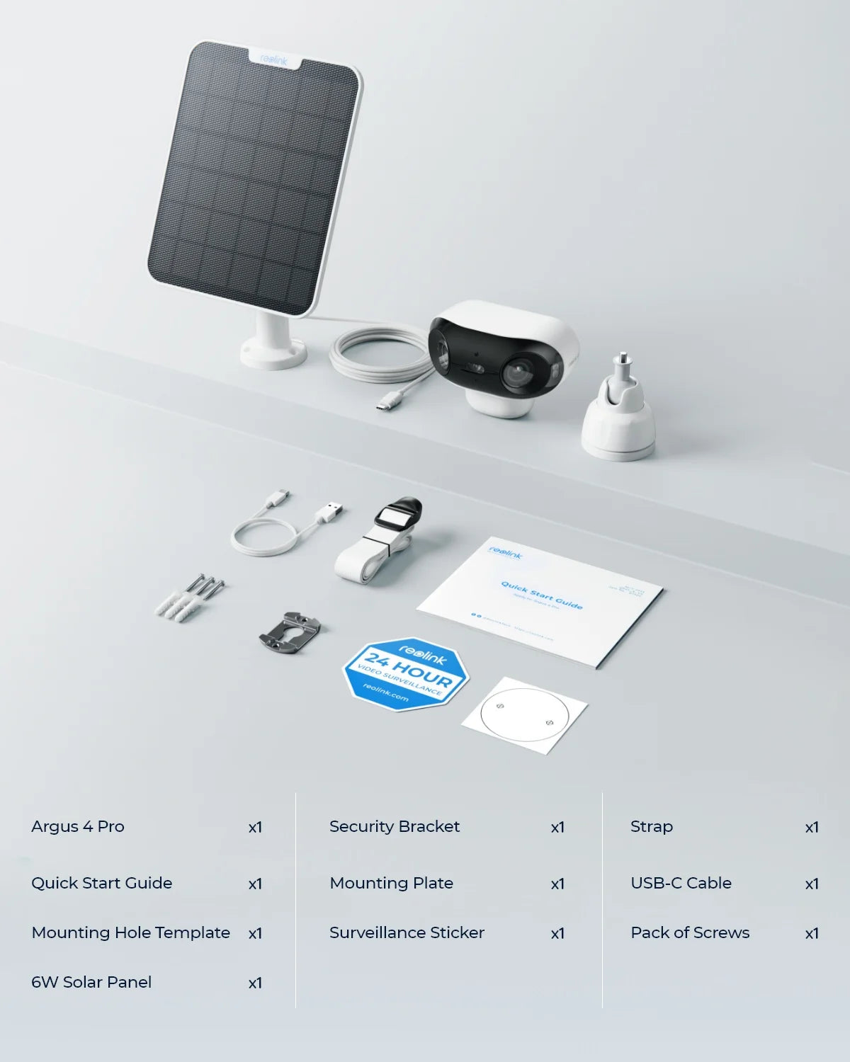 Reolink 4K Solar & Battery Powered Wireless Security Camera – 180° ColorX Night Vision, Outdoor WiFi Camera, AI Home Hub Compatible