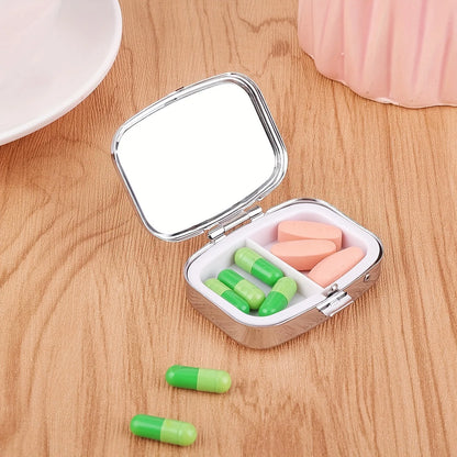 Travel Cases – Lovely Colored Metal Medicine & Jewelry Organizers, Small Iron Pill Container for Household Use