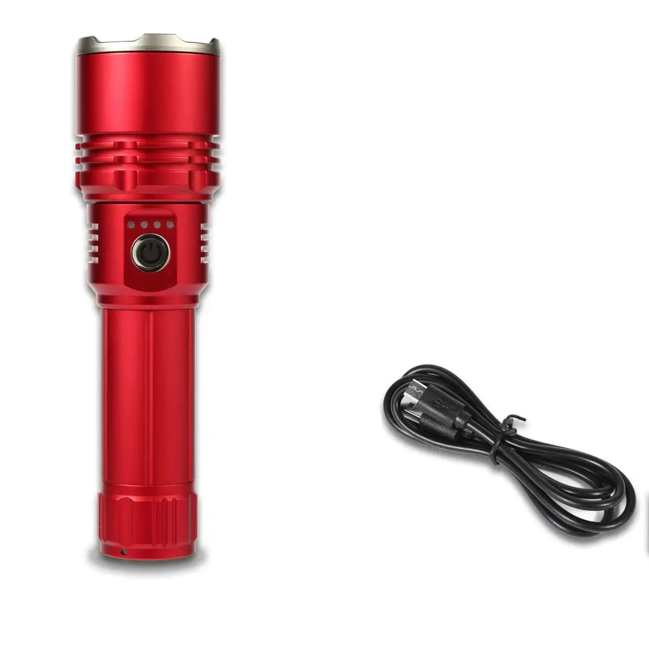 Shanbao 4000LM Zoomable Flashlight - High-Power Rechargeable LED Torch with Adjustable Focus