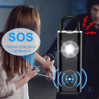 Hollarm Personal Safety Alarm – 130dB Loud Rechargeable Keychain with LED for Women, Kids & Elderly
