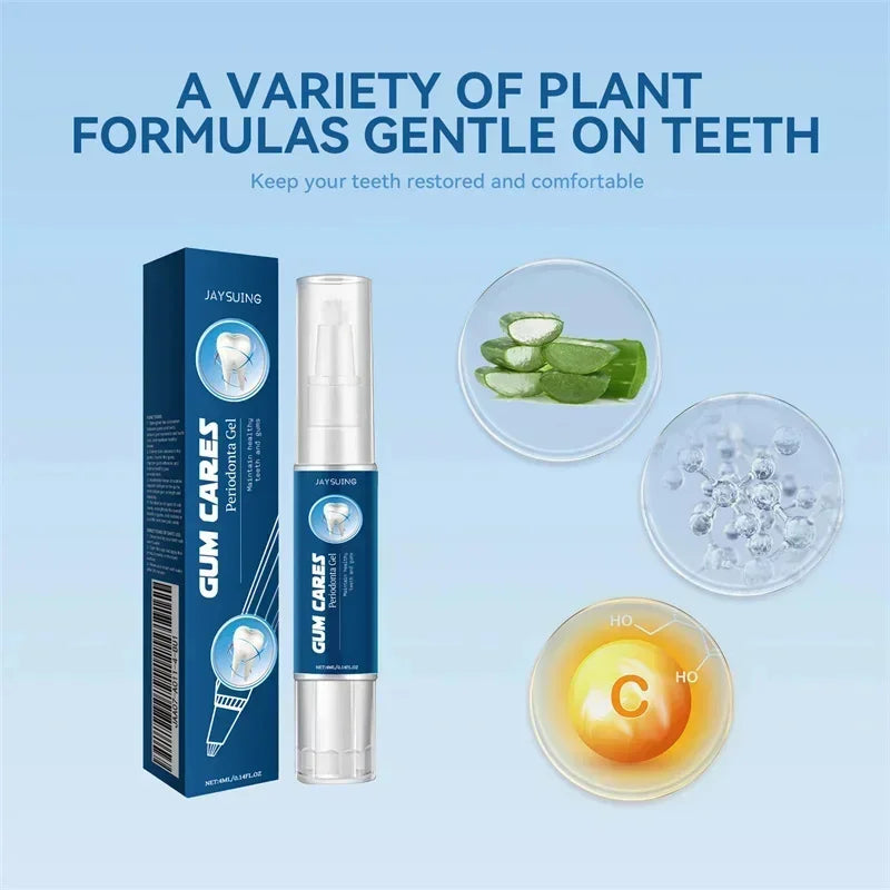 Gum Repair Care Gel | Sore Gums Relief & Deep Teeth Cleaning Serum for Stains, Tartar & Dental Health