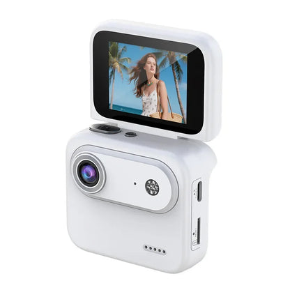 4K Action Camera with Flip Screen - 143° Wide-Angle Anti-Shake Vlog Camera for Outdoor Sports