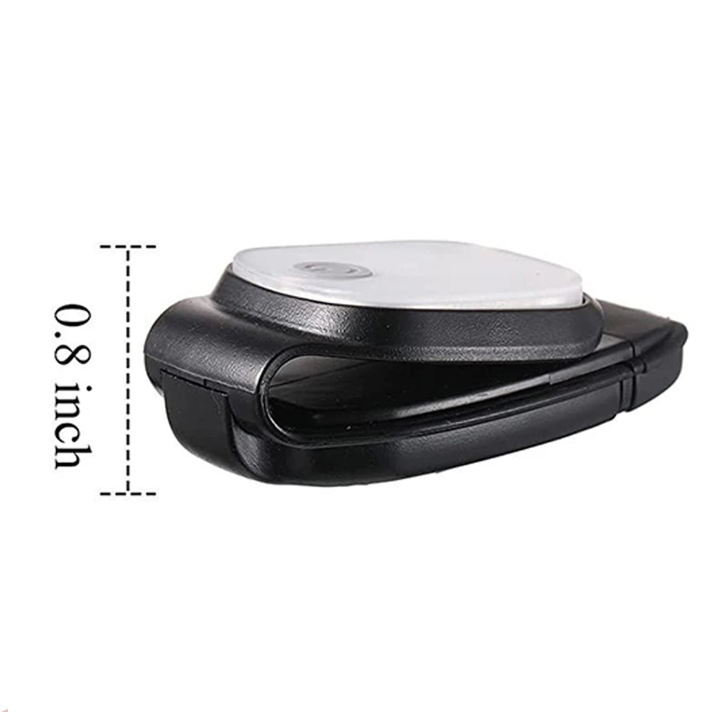 LED Clip Safety Light - USB Rechargeable Running Lamp with 4 Modes for Night Jogging, Hiking & Fishing