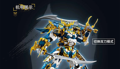 Mech WUKONG Monkey King Building Block Toy Set – ZHAOYUN Robot Hero DIY Bricks for Kids & Boys Gifts