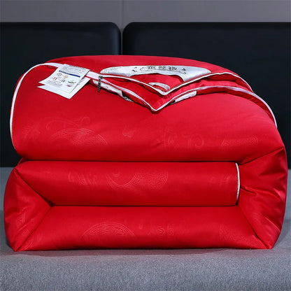 Natural Mulberry Silk Duvet – Luxury Queen & King Size Comforter, All-Season Bedding for Summer & Winter