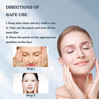 4Pcs/Box Bio-Collagen Absorbable Moisturizing Mask – Anti-Aging Night Mask for Firming, Nourishing & Brightening Skin Care