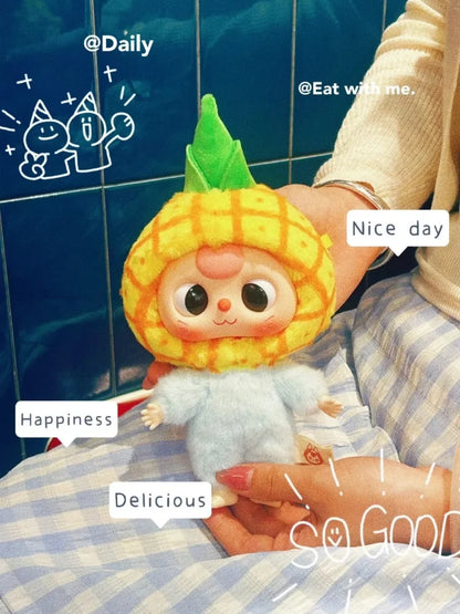 Baby Three Cute Fruit Plush Mystery Box — Stuffed Doll Blind Bag Toy for Girls, Perfect Birthday Gift