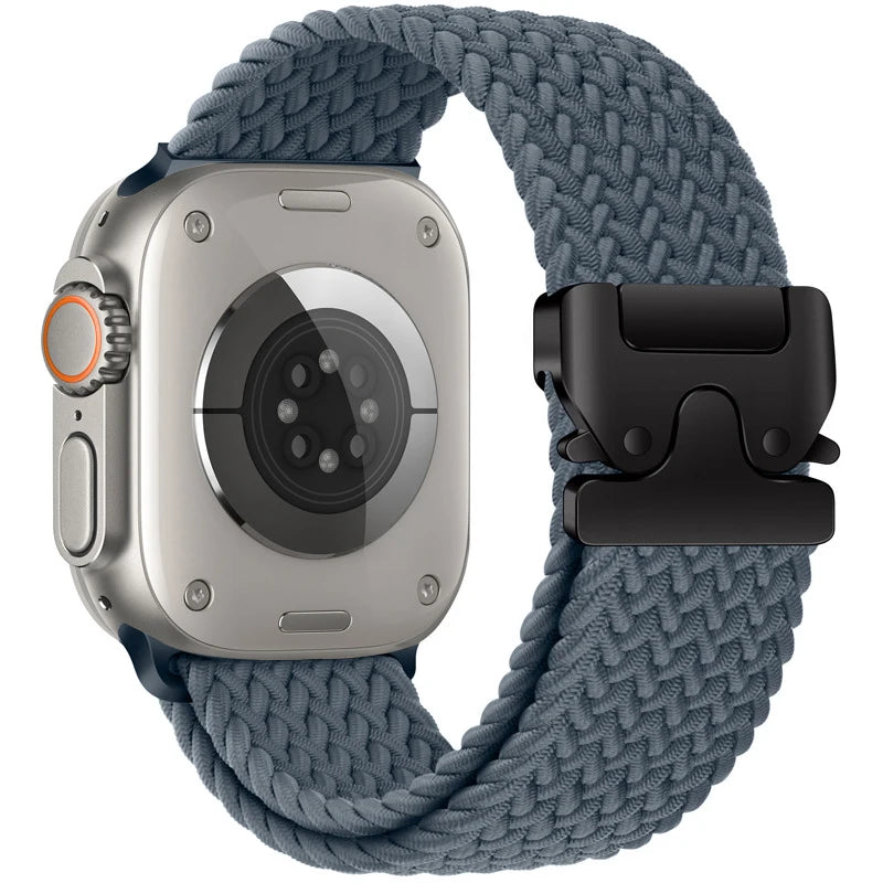 Parachute Braided Strap for Apple Watch – Compatible with 46mm, 45mm, 44mm, 41mm, Series 10/9/8, SE, Ultra 2, 49mm
