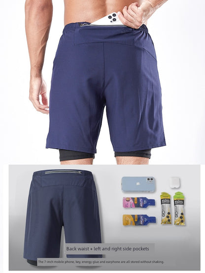 Dingsheng Marathon Training Shorts – Phone-Friendly Lining for Comfortable Running
