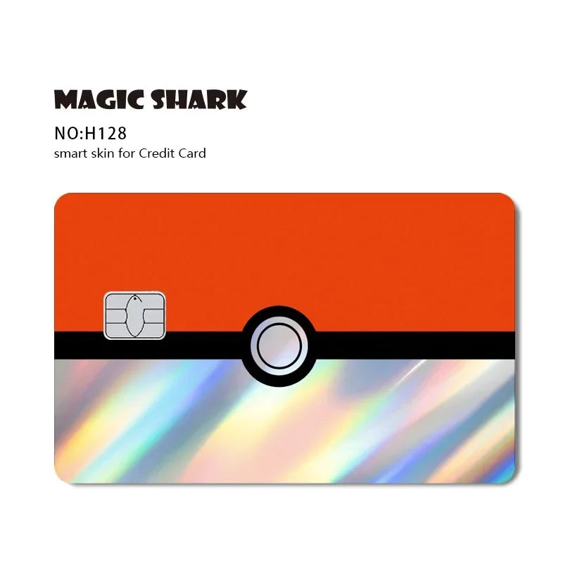 Magic Shark Evil FBI Holographic Laser Money & Card Sticker – Shiny Credit, Bank, Debit Film Cover