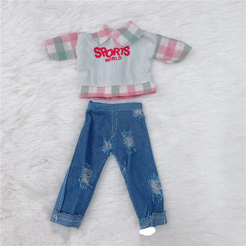 Clothes for 30cm 1/6 BJD Dolls – DIY Dress-Up Suit & Accessories for Girls’ Dolls (Check Size Chart)