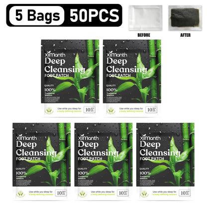 10-200PCS Detox Foot Patches – Herbal Stress Relief & Deep Sleep Aid | Foot Care & Body Detox Stickers
