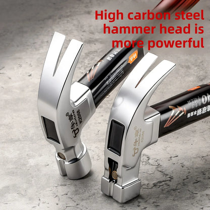 DGEV Claw Hammer - High-Carbon Steel Nail Puller with Magnetic Insulated Handle