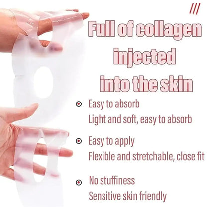 Bio Collagen Overnight Face Mask - 4-Piece Set for Nourishing, Brightening & Smoothing Skin