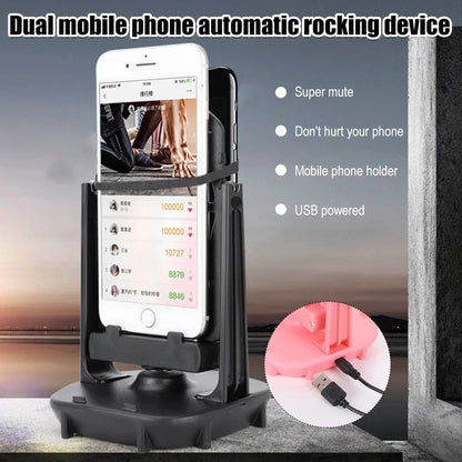Mobile Phone Walking Swing Shaker Holder – Automatic Step Counter & Pedometer Accessory, Silent for All Phones