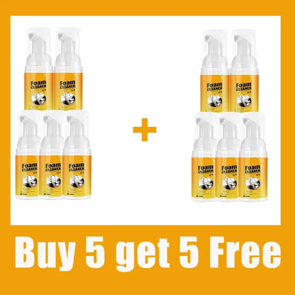 Multi-Purpose Foam Cleaner Spray – Car Interior & Home Cleaning Agent for Deep Stain Removal