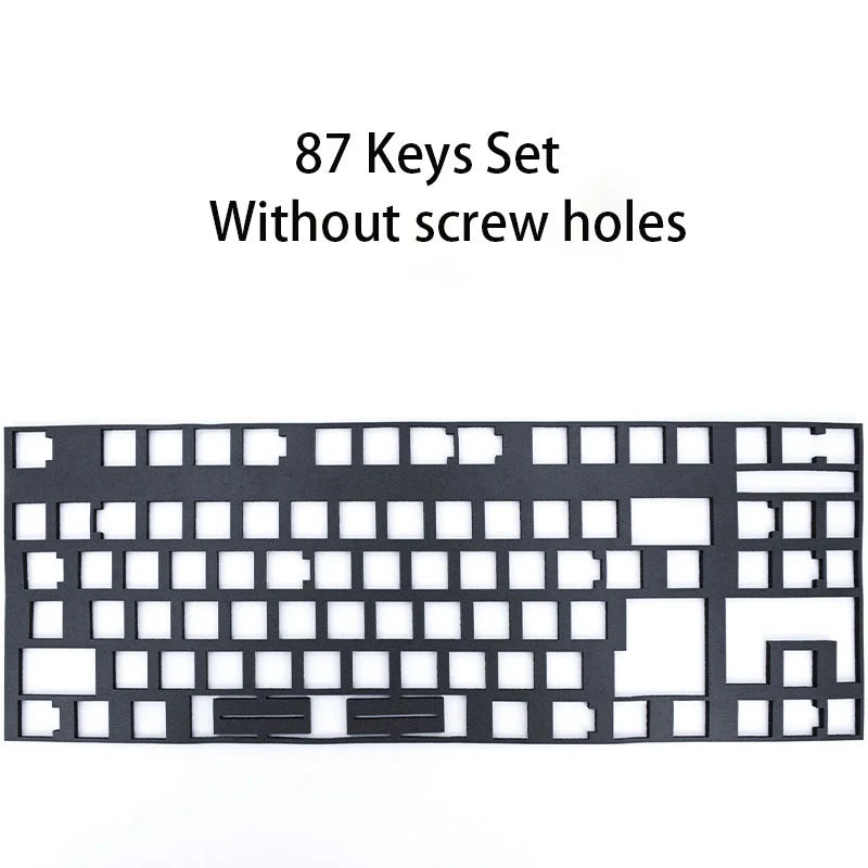 Mechanical Keyboard Poron Sandwich Cotton Silencer Pads – Sound-Absorbing Foam Dampeners for 61-108 Key Switches