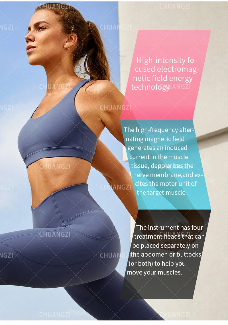 EMSzero Sculpting Machine – Portable NEO Body Slimming, Nova RF & EMS Electromagnetic Muscle Stimulator for Professional Use