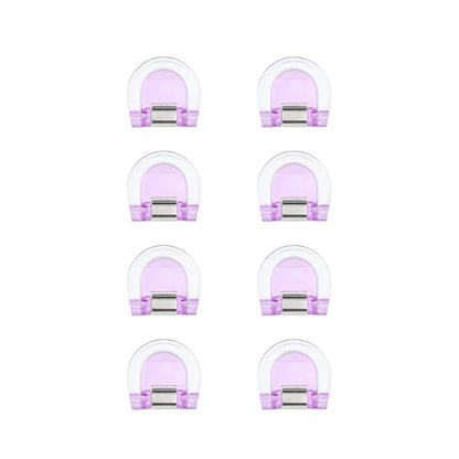 8PCS Invisible Pant Hem Clips - Non-Slip Leg Shortening Clips for Clothing Adjustment & Quick Fixing