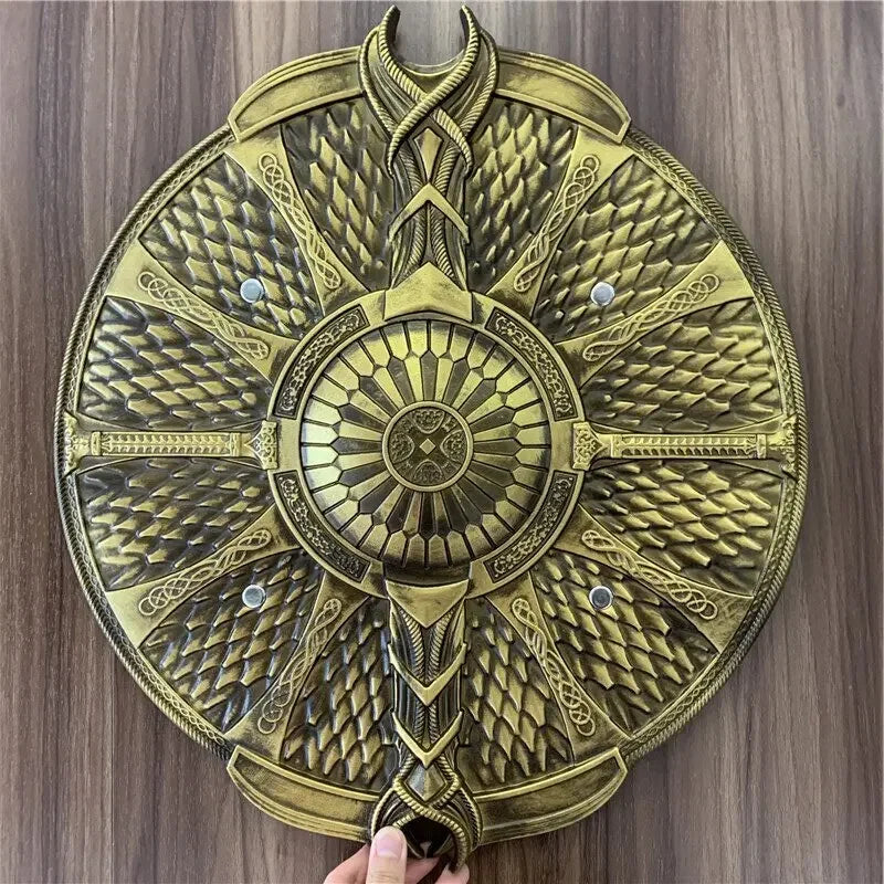 1:1 Breath of the Wild Link Shield – PU Rubber Cosplay Weapon Toy & Halloween Prop