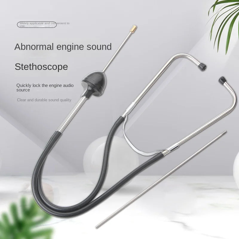 Auto Cylinder Stethoscope — Mechanics Tool for Car Engine Diagnostics and Automotive Sound Detection