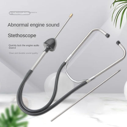 Auto Cylinder Stethoscope — Mechanics Tool for Car Engine Diagnostics and Automotive Sound Detection