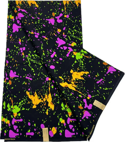 100% Cotton African Ankara Wax Fabric - Soft Real Wax Print for Dresses